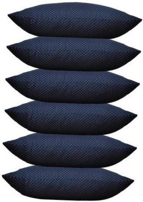 STOMIA Microfibre Abstract Sleeping Pillow Pack of 6(Dark Blue)
