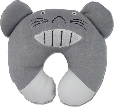E VYAPAR KENDRA Microfibre Baby Pillow Pack of 1 Toons & Characters, Smiley(Grey)