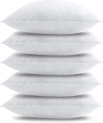 CATHROL Polyester Fibre Sleeping Pillow Pack of 5 Solid(White)