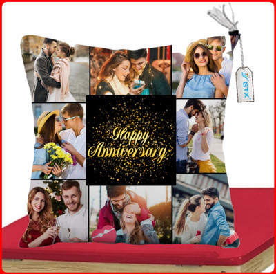 GTX Microfibre Cushion Pack of 1 Solid(Multicolor)