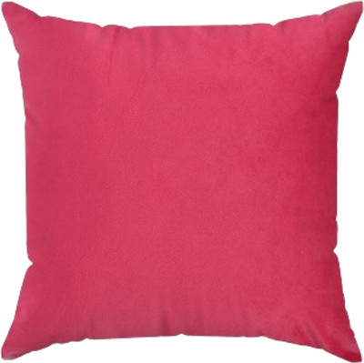 aeTHEric Microfibre Cushion Pack of 1 Solid(Pink)