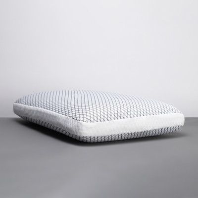 LA VERNE Luxury Memory Foam Geometric Sleeping Pillow Pack of 1(Silver)