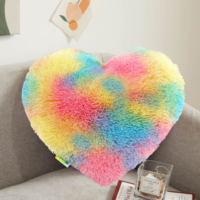 Cyuteenuts Multicolor Decorative pillow Microfibre Solid Cushion Pack of 1(Multicolor)