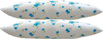 SANJU BROTHER Microfibre Abstract Sleeping Pillow Pack of 2(BLUE PATI)
