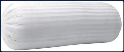 RACCOON Charming Look Microfibre Solid Cushion Pack of 2(White)