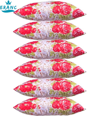 ERANC Polyester Fibre Abstract Sleeping Pillow Pack of 6(Multicolor)