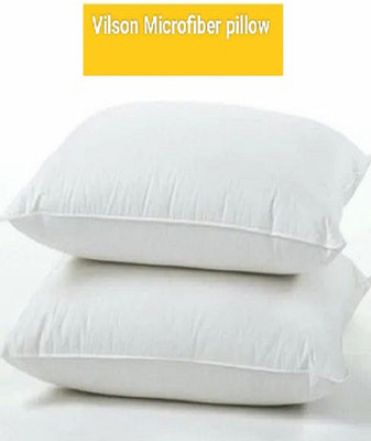 Vilson Extra Soft Microfibre Solid Cushion Pack of 1(White)