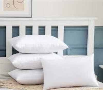 dezire group Aqualite 18*14*5 Pillow 15Op Microfibre Solid Sleeping Pillow Pack of 1(White)