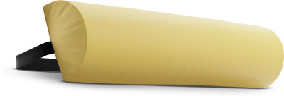 Frido Memory Foam Sleeping Pillow Pack of 1 Solid Wedge Neck Rest Pillow | Relieves Neck, Knee & Lumbar Pressure(Mustard Yellow)