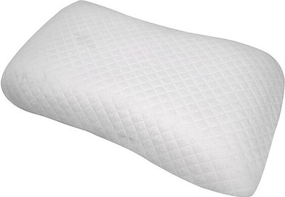 Flipkart SmartBuy Memory Foam Sleeping Pillow Pack of 1 Solid MEMORY FOAM ORTHOPEDIC TWO SIDE CURVE PILLOW(White)