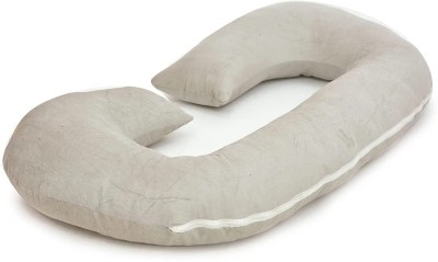 ag pro comfort C Shape pregnancy pillow cotton | comfort maternity pillow for women Polyester Fibre Solid Pregnancy Pillow Pack of 1(Grey)