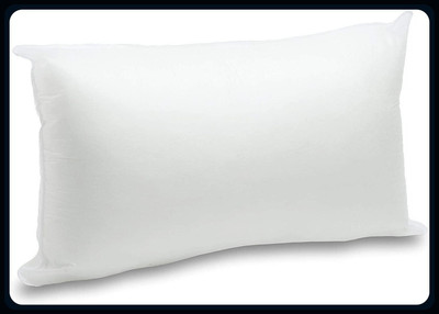 RACCOON Home Furnishing Microfibre Solid Sleeping Pillow Pack of 1(White)