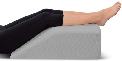 Soo Jaoo Leg Wedge Pillow Foam Solid Orthopaedic Pillow Pack of 1(Grey)