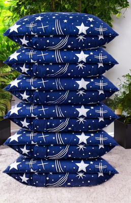 YPOLOIPO Polyester Fibre Sleeping Pillow Pack of 6 Solid LUXURY(Blue)