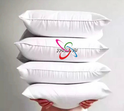 YPOLOIPO LUXURY Polyester Fibre Solid Sleeping Pillow Pack of 4(White)