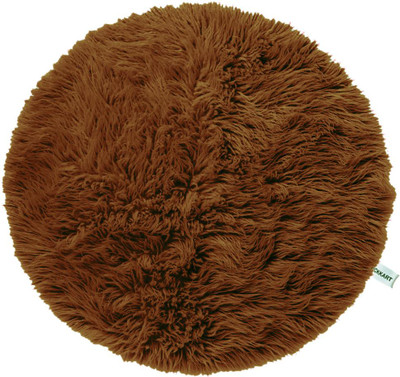 PICKKART Microfibre Solid Cushion Pack of 1(Coffee)