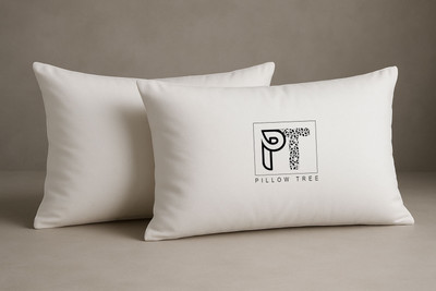 pillow tree Microfibre Sleeping Pillow Pack of 1 Solid(White)