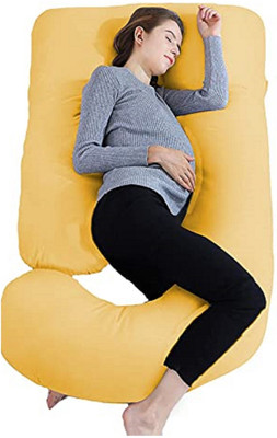 garps Polyester Fibre Solid Orthopaedic Pillow Pack of 1(Gold)