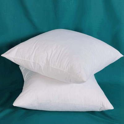 Urban Arts Prime 22x22 Polyester Fibre Solid Cushion Pack of 3(White)