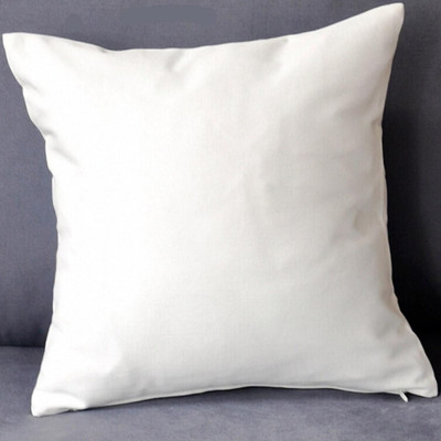 MTS Enterprises 18X18 PACK OF 1 WHITE Microfibre Solid Cushion Pack of 1(White)