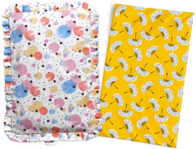 Superbottoms Mustard Seeds Baby Pillow Pack of 2 Solid(Multicolor)