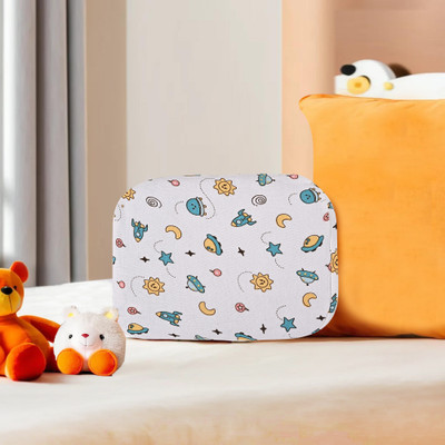 KUBER INDUSTRIES Mustard Seeds Toons & Characters Baby Pillow Pack of 1(White)