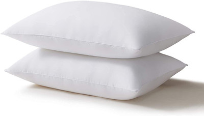 BHEBHA Pillow Set || Comfort And Support Pillow Microfibre Abstract Sleeping Pillow Pack of 2(White)