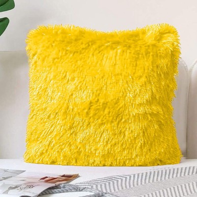 SoftlifeInd Microfibre Solid Sleeping Pillow Pack of 1(Yellow)