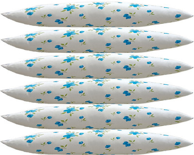 SANJU BROTHER Microfibre Floral Sleeping Pillow Pack of 6(Blue)