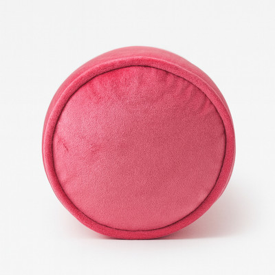 pillow tree Microfibre Bolster Pack of 1 Solid(Pink)