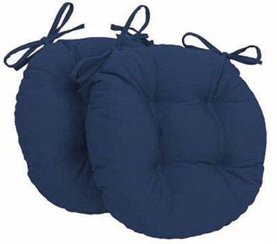 STAR ANGLE Microfibre Solid Cushion Pack of 2(Blue)