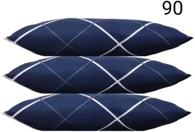 STOMIA STOMIA LUXURY SOFT PILLOW Polyester Fibre Solid Sleeping Pillow Pack of 3(Blue)