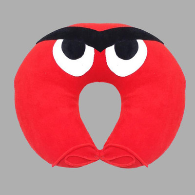 Juzzii Zero Month Plus New Born Baby Neck Support Pillow for Head (0-12 Months) Microfibre Toons & Characters Travel Pillow Pack of 1(Red)