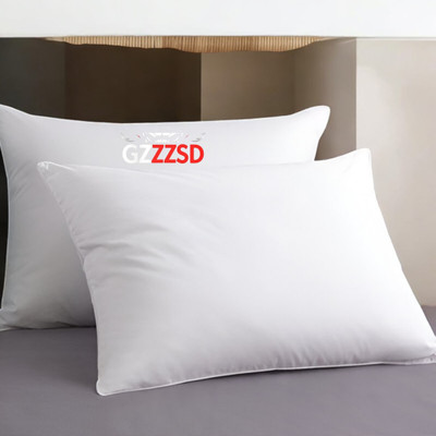 GZZZSD Microfibre Solid Sleeping Pillow Pack of 2(White)