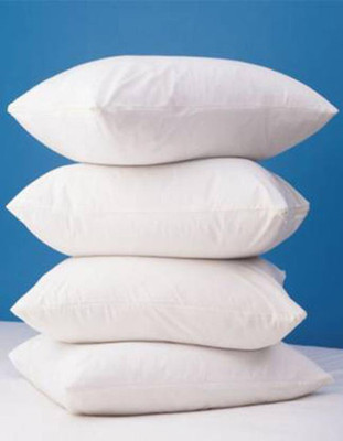 ROYALREOX Microfibre Sleeping Pillow Pack of 4 Solid(White)