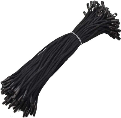 Aakriti Tag Pin of Cotton Gift Clothing Price Tag String Hang Tag String, Black Cotton Tag  Pins(Set Of 200, Black)