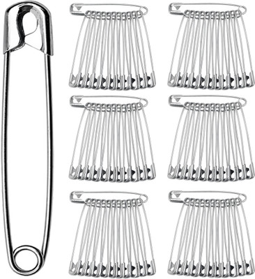 Multibrite Stainless Steel, Stainless Steel  Pins(Set Of 50, Silver)