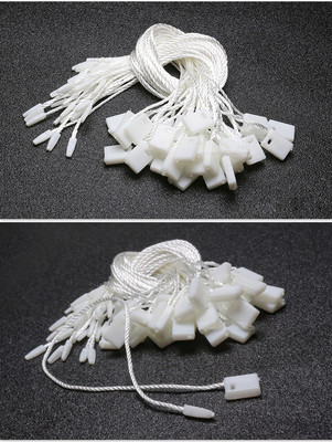 Little Blooms Plastic, Hang Tag String  Pins(Set Of 1000, White)