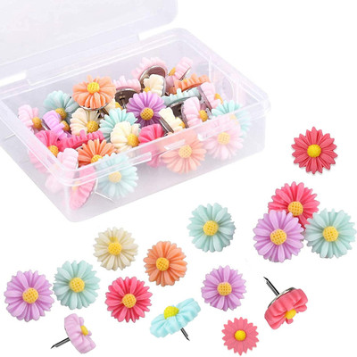 HANNEA Metal, Metal  Pins(Set Of 30, Multicolor)