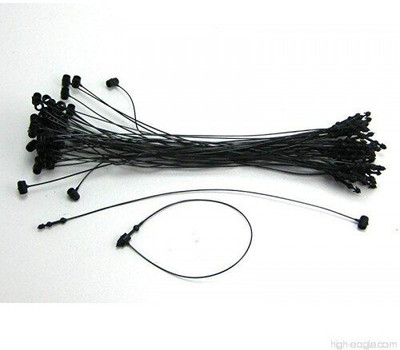 ACE AGRI 7 Inches Durable Snap Lock Loop Pins, Plastic Tip  Pins(Set Of 5000, Black)