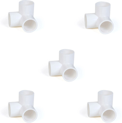 Genius 101 3-Way 90 Degree Elbow Pipe Joint(Pack of 5)