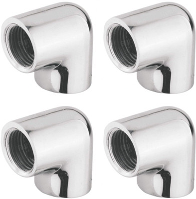 ASTRAL CP Elbow 1/2-Inch Brass Chrome Plated Pipe Joint set of 4 pic 001 2-Way 90 Degree Elbow Pipe Joint(Pack of 2)