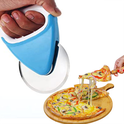 Cartavya Premium Pizza Cutter | Ultra-Sharp Blade for Effortless Multipurpose Slicer Wheel Pizza Cutter(Stainless Steel)