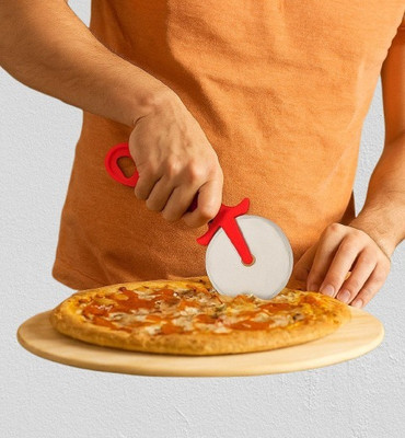 Zafiva Traders Wheel Pizza Cutter(Stainless Steel)
