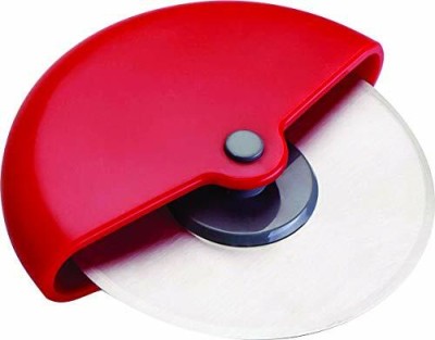 KMH Small Handy Pizza Slice and Serve Knife Wheel Pizza Cutter(Stainless Steel)