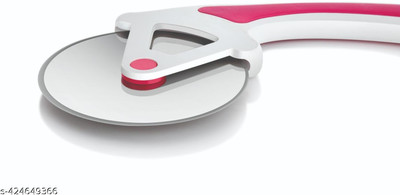 Culinary Crafts Pizza Cutter Sandwich Paratha Chapati Roti Wheel Smooth Rotating Slicer Rolling Pizza Cutter(Stainless Steel)