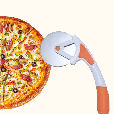 KnitKnot Decor Handloom Wheel Pizza Cutter(Stainless Steel)
