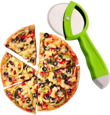 RANGATE Pizza Cutter Sandwich Paratha Slicer for Kitchen Wheel Pizza Cutter Wheel Pizza Cutter(Stainless Steel)