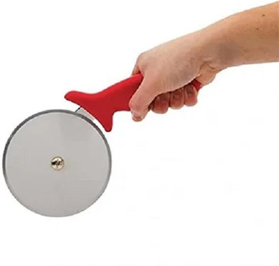 Erialia Wheel Smooth Rotating Slicer Rolling Pizza Cutter Sandwich Paratha Chapati Roti Rolling Pizza Cutter(Stainless Steel)