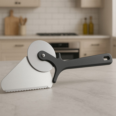 AVMART Pizza Cutter, Professional Sharp funny Classic Cutters Multifunctional Rolling Pizza Cutter(Stainless Steel)